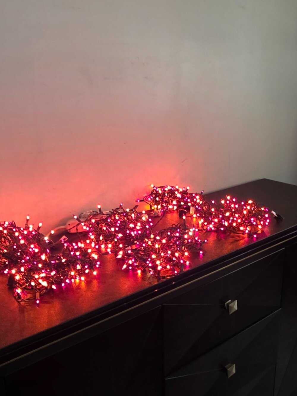 Set of 6 Halloween string lights modern design with purple/orange (Preowned)
